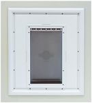 PetSafe Single Panel Replacement Pet Door Insert with Paintable Frame Specifically Designed for Panel Doors, Durable Plastic Frame, Snap-On Closing Panel, for Dogs (up to 220 lbs)
