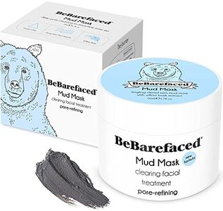 BeBarefaced VEGAN Clay Mask Dead Sea Mud Mask - Mens Womens Facial Mask Moisturising Face Masks Skincare - Face Masks Beauty - Pore Minimizer Face Mask Skin Care