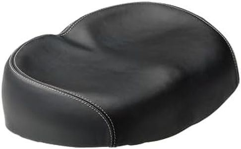 Schwinn Comfort Bike Seat, Foam, Noseless Saddle, Black