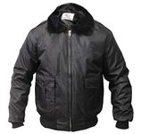 First Class 100% Nylon Oxford Watch-Guard Bomber Jacket, Black, X-Large