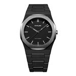 D1 Milano Resin Polycarbon Analog Black Dial Men Watch-Pcbj13, Black Band