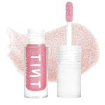 Tint Cosmetics 2.5ml Rose Gold Lipgloss, Non Sticky, Hydrating, Light Weight, Long Lasting, High Shine & Soft Natural Liquid Lip Gloss For Girls & Women (Pixie Dust)