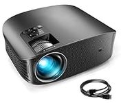 GooDee Projector, 2023 Dolby Native 1080P Video Projector, 15000L Outdoor Movie Projector, 230" Supported Home Projector, Compatible with Fire TV Stick, PS4, HDMI, VGA, AV and USB, Black (YG600)