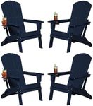 Plawdlik Folding Adirondack Chair, 