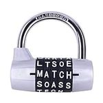 Gym Locker Lock,5 Letter Word Lock,