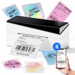 Memoking Shipping Label Printer 4x6 Bluetooth, Thermal Label Printer for Postage, Address, Small Business, 249BT Desktop Label Printer, Compatible with eBay, UPS, Royal Mail, Etsy, Shopify, Amazon