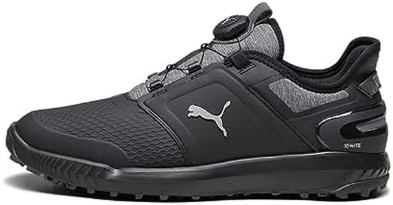 PUMA Ignite Elevate Disc, Scarpe da Golf Uomo, Black-Quiet Shade, 43 EU