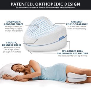 Contour Legacy Leg Knee Pillow – Orthopedic Memory Foam Support