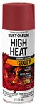 Rust-Oleum 248908 Automotive High Heat Spray Paint (340 g, Flat Red)