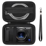 Supmay Hard Travel Case for Sony ZV-1F / ZV-1 / ZV-1 II Digital Camera, Digital Camera Protective Case Bag with Mesh Pocket for Battery, USB Cable, SD Card, Black