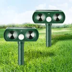 CKUKARM 2 Pack Solar Ultrasonic Ani
