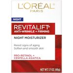 L'Oreal Paris RevitaLift Anti-Wrinkle + Firming Night Cream, 1.7 Fluid Ounce (Pack of 2)