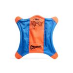 Chuckit! Flying Squirrel Flyer for Dogs, Interactive Frisbee Fetch Toy with Glowing Paws for Day and Night Play, Durable Canvas Fabric, Perfect for Medium Breeds