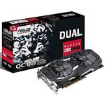 ASUS AMD DUAL-RX580-O8G Radeon RX 580 OC Edition 8 GB GDDR5 PCI Express 3.0 Gaming Graphics Card (DUAL-RX580-O8G)