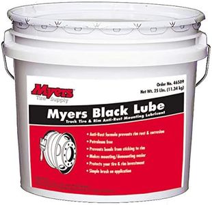 Myers Tire Supply 46509 Black Tire and Rim Lube with Rust Inhibitors, Graphite and Lubricants, (25 lb. Tub)