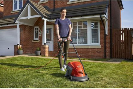 Flymo Hover Vac 250 Lawn Mower – Lightweight Electric Grass Cutter