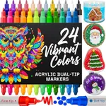 ARTISTRO 24 Acrylic Paint Markers f