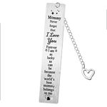 Mommy Bookmarks Mother Mom Mothers Day Birthday Christmas Gifts from Daughter Son Mom Book Lover Present Keepsakes I Love You Mommy Bookmark Gifts (Mommy Bookmark)