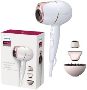 Philips Prestige Hair Dryer Personalized Drying With SenseIQ Moisture-Rich Healthy-Looking Hair BHD628/00