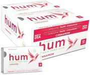 Stevita Hum, Cinnamon - Sugar-Free Gum - 12 Pieces, Pack of 12 - Supports Oral Health -, Non-GMO, Vegetarian, Keto, Gluten Free - 72 Total Servings