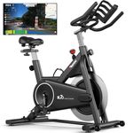 PASYOU Bluetooth Exercise Bike for Home Use, Stationary Bike Indoor Cycling Bike for Heavy People,350LBS Weight Capacity Ultra-Silent, Spin Magnetic Resistance Bikes with Monitor&iPad Holder