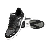 KR Strikeforce Captain Black/Grey/White Right Hand Mens Bowling Shoes, Black/Grey/White, 11.5