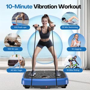 EvoSpark Dual Motor Vibration Plate – Full Body Fitness Machine