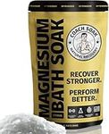 Coach Soak Recovery Bath Soak – Rejuvenating Post Workout Magnesium Flakes - 21 Minerals, Essential Oils & Dead Sea Bath Salts Absorbs Faster Than Epsom Salts for Soaking - 1.36kg (Energizing Citrus)