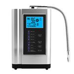 AlkaDrops Water Ionizer, Water Purifier Machine PH 3.5-10.5 Alkaline Acid Water Machine,Up to -500mV ORP, 10000 Liters Per Filter,7 Water Settings,Auto-Cleaning,Intelligent Voice(7 plates silver Color)