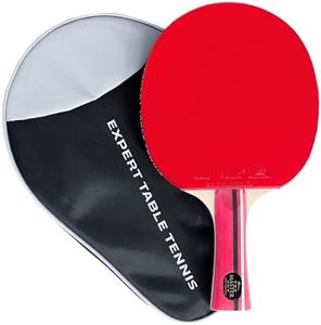 Palio Master 3.0 Table Tennis Bat & Case - ITTF Approved, Intermediate Ping Pong Racket