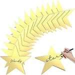 Gold Star Cutouts Double Printed Pa