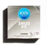 EXS | Snug Fit Condoms | Natural Latex & Tighter More Secure Condom | Vegan | 48 Pack