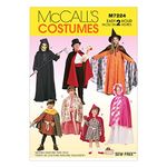 Mccall's Patterns 7224, Children's/Boys/Girls Costumes, 2-4-5-6-7-8-10-12, cotton, Kid in One Envelope