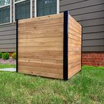 Enclo Privacy Screens EC18008 No-Dig Richmond Wood Privacy Screen 38" W x 42" H, Cedar