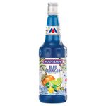 Manama Blue Curacao Syrup | Mixer for Mocktails, Cocktails, Drinks, Juices, Beverages | Non Alcoholic Mix 750ML Bottle