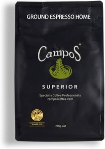 Campos Coffee Fresh (Whole Beans / Ground Espresso Home) 250G Grams OR 500G Grams (1x Bag of your choice) Light / Medium / Dark Roast Premium Australian Coffee Beans For Any Brewer ALL FLAVOURS (500G Superior Blend (GROUND ESPRESSO HOME))