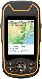 Handheld GPS for Hiking, Rugged and Waterproof Handheld GPS Navigator, 3.2" Sunlight Readable Screen, Compact Satellite Handheld GPS with USA Topo Map, Multi-GNSS Support, Extra Battery Life