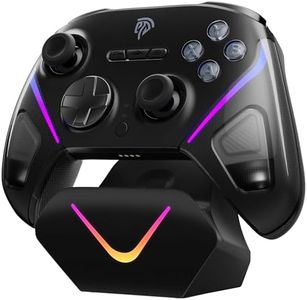 EasySMX D10 Wireless Game Controller, TMR Anti-Drift Joysticks, Black