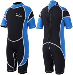 Yikayin Kids Wetsuit for Boys Girls – 2.5mm Neoprene Thermal Youth Wet Suit for Swimming, Diving, Surfing, Snorkeling
