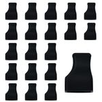 20pcs Coffee Syrup Pump Tip Covers, Black Rubber Syrup Caps Portable Practical Pourer Cap for Syrup Pump Pour Dispenser Oil Liquor Bottle Clean Preserved