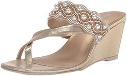 Kenneth Cole REACTION Women's Maureen Platform, Soft Gold, 10 US