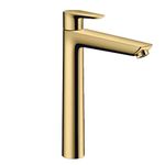 Hansgrohe Talis E Single Lever Basin Mixer 240 With Pop-Up Waste, Polished Gold-Optic, 71716990