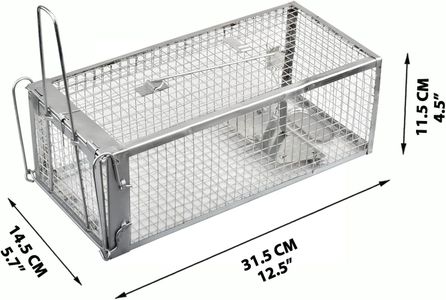 Anyhall Rat Traps 2-Pack – Heavy Duty Silver Rodent Control