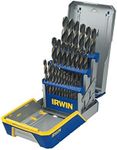 Irwin Tools IRWIN Drill Bit Set, High-Speed Steel, 29-Piece (3018005)