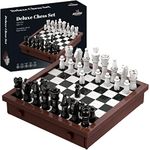 Apostrophe Games Building Block Deluxe Chess Set - 1,024 Pcs - Build Your own Chess Pieces & Board, Compatible with All Major Building Blocks