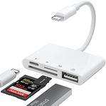 iPhone SD Card Reader Adapter,4 in1