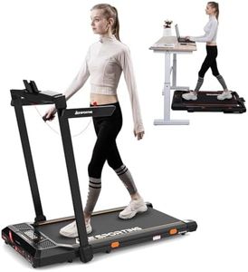 LIKESPORTING Folding Treadmill,1400W Foldable Under Desk Treadmill with Remote Control,Speaker,Wide Running Belt,Transport Wheels,Walking Pad Treadmill,Protable Walking Running Machine,1-12km/h