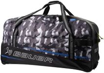 Bauer Hockey Premium Wheel Bag '24 (Pattern Print, Senior/Large (35"x20"x18"))