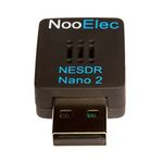 Nooelec NESDR Nano 2 - Tiny Black RTL-SDR USB Set (RTL2832U + R820T2) with MCX Antenna. Software Defined Radio, DVB-T and ADS-B Compatible, ESD Safe