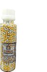 Marvino Silver & Golden Mixed Sprinkels 1&3 for Decorating Cakes,Icecream, Pastries (100gm) Silver& Gold Mixed Sprinkles (100 g) Sprinkles